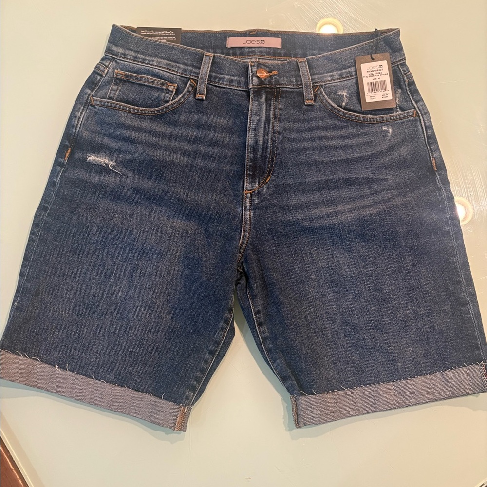Joe's Jeans Dark Blue Denim Shorts